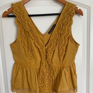 Abercrombie&fitch Gold Top